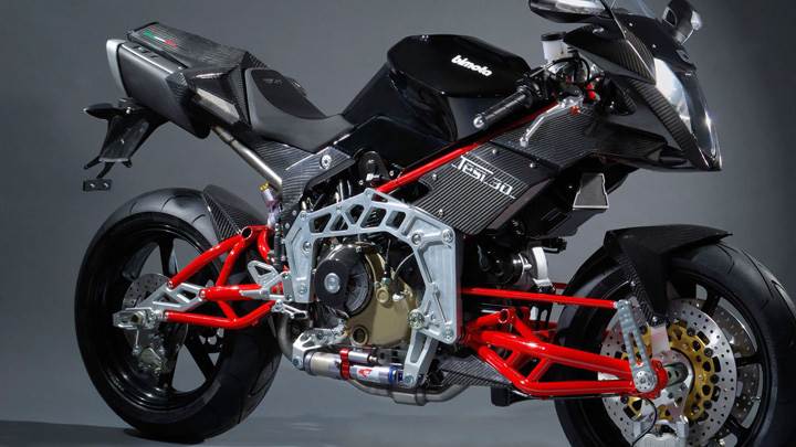 Bimota Tesi 3D In Black Side Pose
